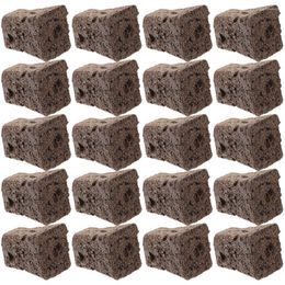 Decorative Flowers 20 Pcs Soilless Professional Hydroponic Cultivation Soil Block Grow Sponges