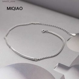 Anklets MIQIAO Releases Anklet Jewellery And Accessories 925 Sterling Silver Anklets Woman Foot Bracelet 925 Sample Tobillera New Q231113