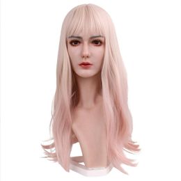 10style Female Head Art Mannequin Silica Gel Wigs Hats Display Racks Fake Human Accessories Scarves Makeup Props E185