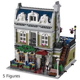 Diecast Model 29PCS Parysian Restaurant Building Builds Bricks Birthday Christmas Prezent Zabawki Zabawki kompatybilne z 10243 15010 231110