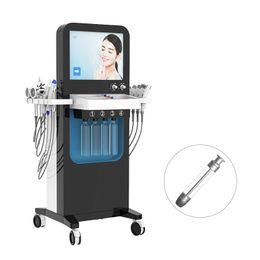 13 in 1 Microdermabrasion Skin Scrubber Machine Photon RF Acne Treatment Freckle Scar Removal Aqua Oxygen Jet Peel Ultrasound Equipment