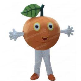 Simulation Orange Fruit Mascot Costume Carnival Unisex Outfit Adults Size Christmas Birthday Party Outdoor Festival Dress Up Promotional Props