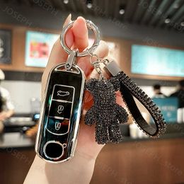 Key Rings TPU Car Key Cover Case Protect Fob For Mazda 2 3 5 6 Axela Atenza CX-5 CX5 CX-7 CX-9 MX5 2016 2017 2018 2/3 Buttons Keychain J230413