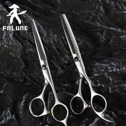 Hair Scissors FnLune 6.0inch 440c Professional Salon Cut Barber Accessories Haircut Thinning Shear Hairdressing Tools