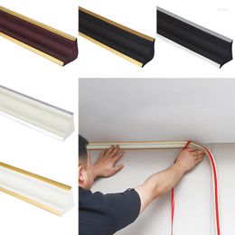 Wall Stickers Morden Decorative Ceiling Strip Self-Adhesive Corner Line Waist Table Side Floor Gap Sticker Waterproof