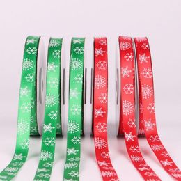 Party Decoration 2023 Christmas Ribbon Red Wrapping Small Roll Of Green