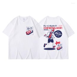 Men's T Shirts Summer Cotton Tshirt Men Fashion Street Fun Printed Short-sleeved T-shirt Hip-hop Casual Khaki Black