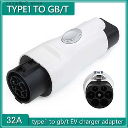 Electric Vehicle Accessories 32A Type1 To GBT EV Adapter GB/T Socket J1772 Plug Charging Converter for Chinese Car Charger Q231113