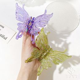 Hair Claw Butterfly Hair Claw Butterfly Hair Crab Bath Clip Hairgrip Hair Accessories Hair Claw Clip Ponytail Holder Clip