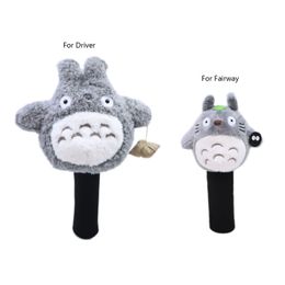 Other Golf Products 2/3Pcs Plush Animal Golf Driver Head Cover Golf Club 460Cc Wood Cover DR FW CUTE GIFT Noverty 1776