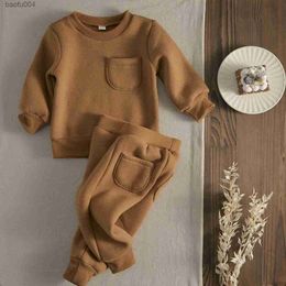 Clothing Sets Ma Baby Warm Newborn Infant Baby Boy Girl Clothes Set Thicker Long Sleeve Tops Pants Casual Outfits