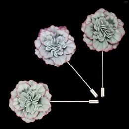 Brooches Brand Petals Core Men's Brooch Three Dimensional Insert Fashion Corsage Classic Suits Jewellery Flower Lapel Pins