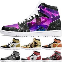 new Customized Shoes 1s DIY shoes Basketball Shoes boys 1 girls1 Anime Character Customized Personalized Trend winter Versatile Outdoor sneaker