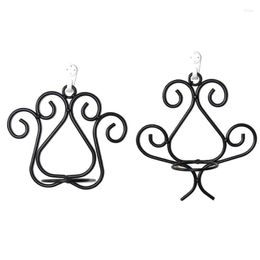 Candle Holders Wall Hanging Holder Sconce Vintage Metal Candlestick Home Room Wrought Iron Tealight