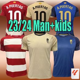 New season 2023/2024 Granada FC soccer jerseys CALLEJON A.PUERTAS SORO UZUNI 23 24 JesUs Vallejo F.DIEDHIOU C.NEVA BRYAN BICARD football shirts Men kids