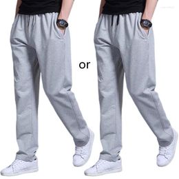 Men's Suits Cotton Stretch Sports Pants Gym Straight Leg Joggers Sportswears Trousers Dropship