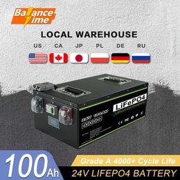 12V 24V 48V 100Ah 200Ah 400Ah LiFePO4 Battery Built-in BMS Lithium Iron Phosphate Batteries for RV Boats Solar NO VAT and TAX