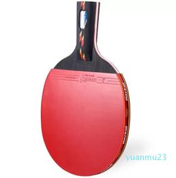 Long Handle Shake-hand Grip Table Tennis Racket Ping Pong Paddle Pimples In rubber Ping Pong 25 With Racket Pouch Free Shipping