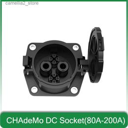 Electric Vehicle Accessories Chademo Socket electric car vehicle DC1000V 80A-200A EVSE dc ev charger Car side accessories Q231113