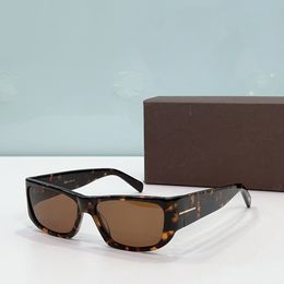 Havana/Brown Shield Sunglasses 986 Men Designer Sunglasses Sunnies gafas de sol Sonnenbrille UV400 Eye Wear Unisex