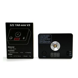 521 TAB Mini V3 Digitaler Widerstandstester Zubehör Feuer USB-Aufladung Heizdraht Tisch Passend für DIY RBA RDA Zerstäuber 510 Gewinde Batterie Vape Pen