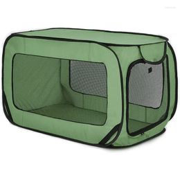 Dog Carrier Outdoors Cage Portable Folding Pet Car Trunk Breathable Transportar Cat Tent For Puppy Travel Camping Bed House