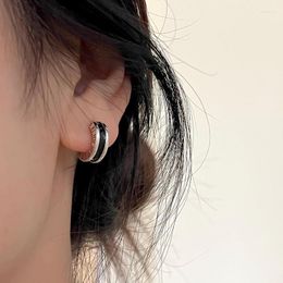 Stud Earrings S925 Silver Needle C Shape Charm Earring For Women Girls Fashion Party Wedding Jewelry Pendientes Accessories Eh709