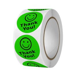 Window Stickers AC USA 1 Roll Inch Christmas for Kids Vintage Crafts Gifts Party Decoration Thank You Packaging Label 231110