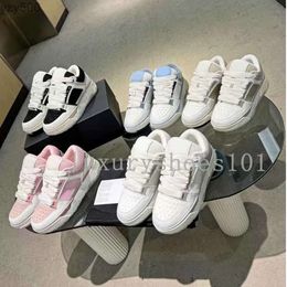 AM Designer MA 1 Sneakers Women Men Bread Casual Shoes Big Head Patchwork Sneaker Thicksoled Skateboard shoe Comfortable Bone Sne RODF