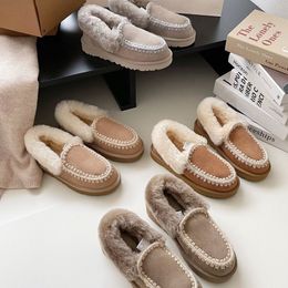 Designer Australia Marke Mode Designer Slipper Luxus Winter Flache Schuhe Schaffell Shearling Plattform Pelz Slides Klassische Männer Australische Tasman Schuhe Größe 35-41