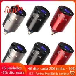 Tattoo Machine RCA DC Jack Digital Power Supply For Wireless Pen Rechargeable Battery Permanent Makeup Accessories 231113