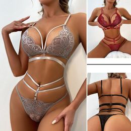 Bras Sets Bras Sets Erotic Lingerie Brassiere Set For Women Garters Sexy Underwear Porn Sex Costumes Transparent Lace Bra Babydoll Suit