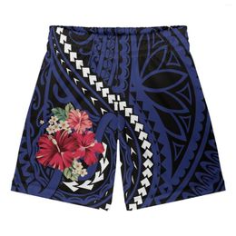 Men's Shorts Polynesian Tribal Fijian Totem Tattoo Fiji Prints Gyms Quick Dry Running Men Fitness Sport Male Training