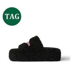 Slippers Designer Tasman Slipper Women Fur Slides Furry Fluffy Mini Bailey Bow II Boot Coquette Button Boots Tall Classic Ultra Mini Platform Shoes size36-40