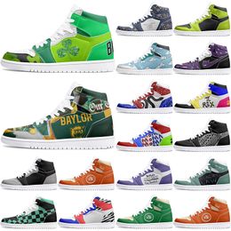 Customized winter Shoes 1s DIY shoes Basketball Shoes damping Men's 1 Women's 1 Anime Customized Sports Shoes Outdoor Shoe