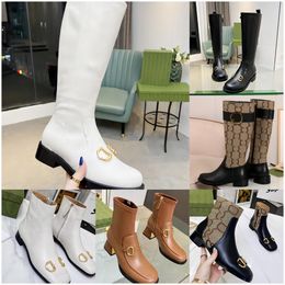 Designer Martin Boot Women Black Ankle Bicycle Platform Shoes Combat Boots Low Heel Lace Up Suede Boots Luxury Boots