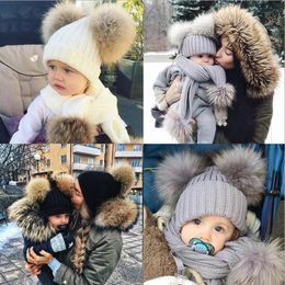 Scarves Wraps born Baby Knit HatScarf 2Pcs Children Baby Solid Color Scarves Winter Warm Baby Girl Hat For Baby Boy Suit Infant Unisex Set 231113