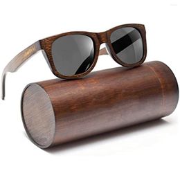 Sunglasses Handmade Men Polarised Zebra Vintage Bamboo Wood Women High Quality UV400 Blue Light Blocking Glasses