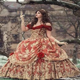 Costume Medival Renaissance Dress Dresses Women Vintage Ball Gown Female Clothing Elegant Victorian Casual272F