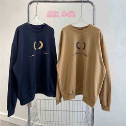 Hoodie Balenciga Designer Plush Thickened Spike Print Simple Couple Sweater Round Neck Loose Shoulder Long Sleeve Original High Quality