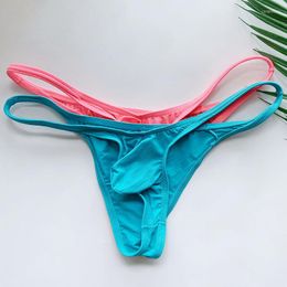 Underpants Sexy Underwear Men Briefs Gay Male Mini Panties Low Waist Bikini Slip Hombre Erotic Man