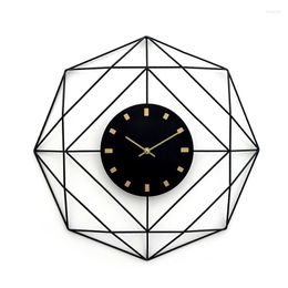 Wall Clocks 2023 Industrial Style Retro Iron Art Clock Creative Home Decoration Simple Hanging Vintage Decor