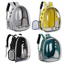 Breathable Outdoor Pet Shoulder bag Carriers Backpack Portable Travel Transparent Bag For Small Dog Cat