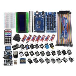 Freeshipping MEGA 2560 R3 Starter Kit with 40 Sensor Module Serial I2C LCD Display Gas Detector Sound Sensor for Diy Kit Nrklk