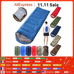 Sleeping Bags Camping Sleeping Bag Ultralight Waterproof 3 Season Warm Envelope Backpacking Sleeping Bags Outdoor Travelling Hiking Supplies 231113