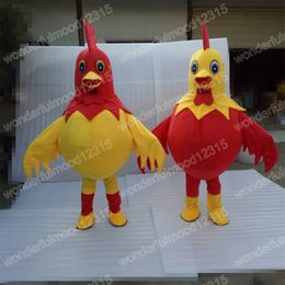 Performance Rooster Mascot Costumes Cartoon Carnival Hallowen Gifts Unisex Fancy Games Outfit Holiday Outdoor Advertising Outfit Suit