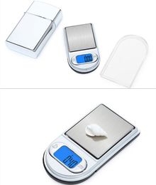 Mini Kitchen Scales Lighter Style Digital Scale For Gold And Diamond Scale Jewelry 0.01 Balance Pocket Gram LED Display Electronic Scales 200g/0.01g 100g/0.01g Dropship