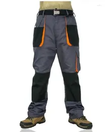 Men's Pants 2023 Multi-Pocket Cargo Outdoor Work Wear-Resistant Worker's Trousers With Leg Bag