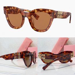 Fashionable hip-hop mens and womens cat eyes oval acetate frame designer sunglasses eye protection multi-color annual beach party vacation SMU01YS cool men