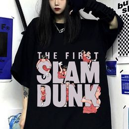 Men's T-Shirts Harajuku Sakuragi Hanamichi Akagi Takenori Ryota Miyagi Hisashi Mitsui Kaede Rukawa T-Shirt Anime Slam Dunk Women Short Sleeve 230413